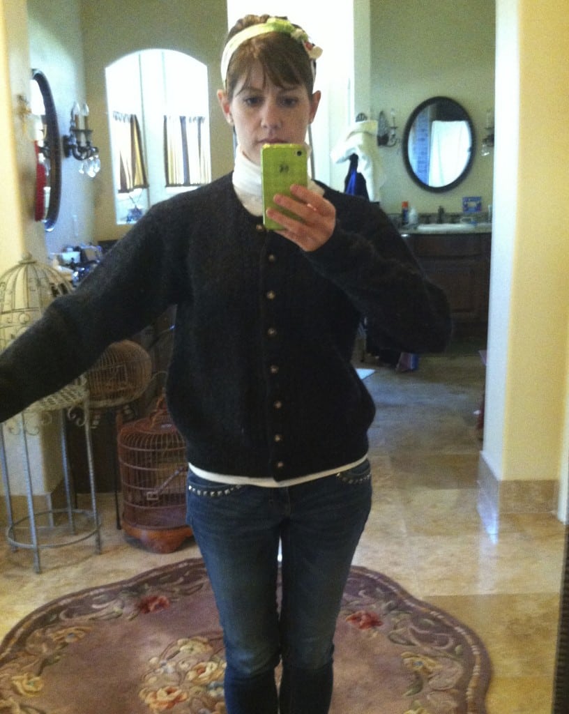 frumpy wool sweater