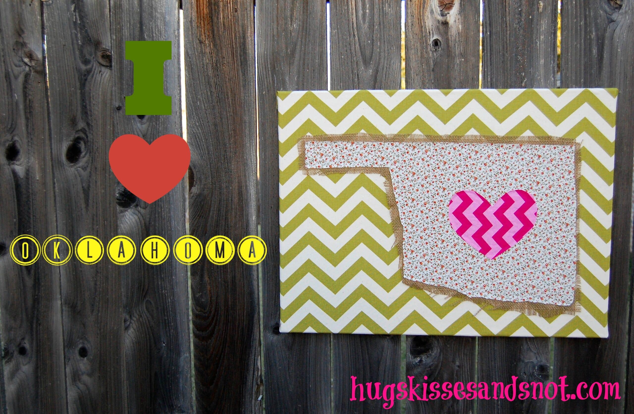 I (heart) Oklahoma art Hugs, Kisses and Snot