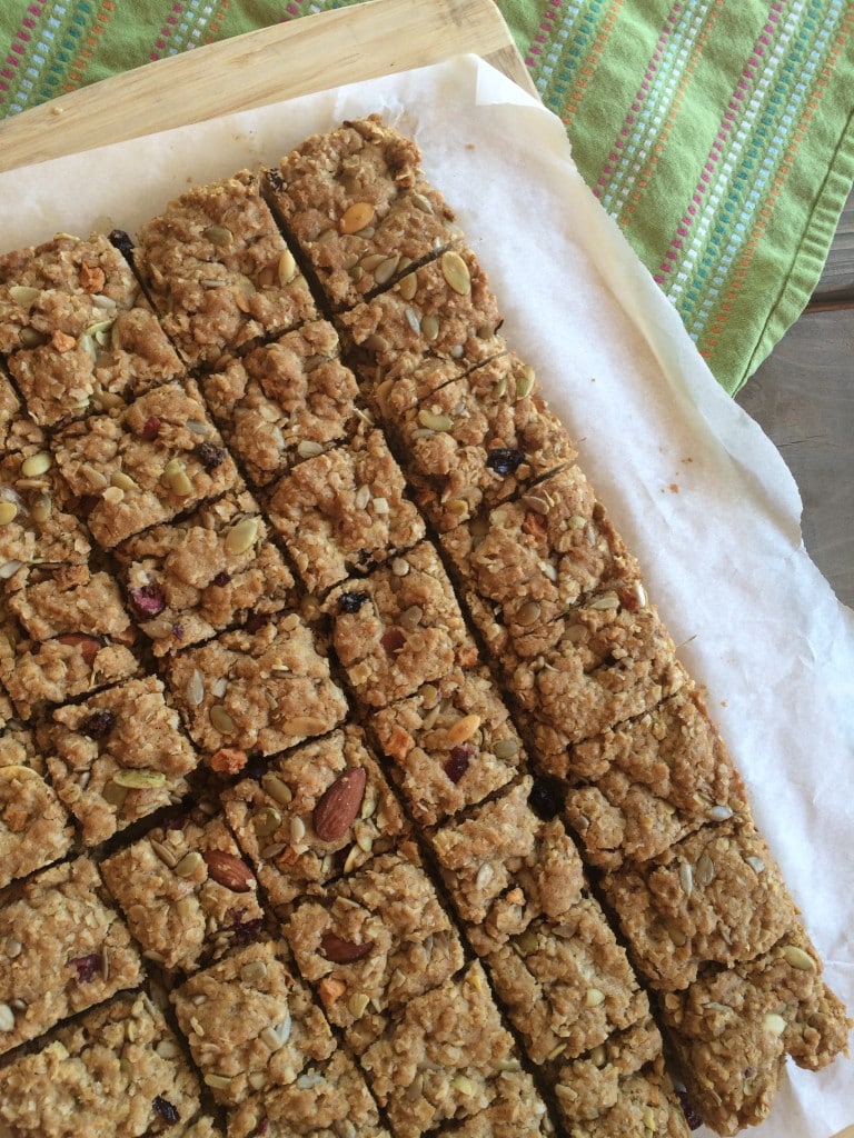 trail mix oatmeal bars