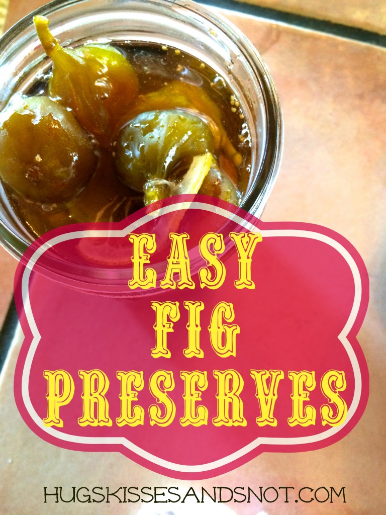 Easy Fig Preserves