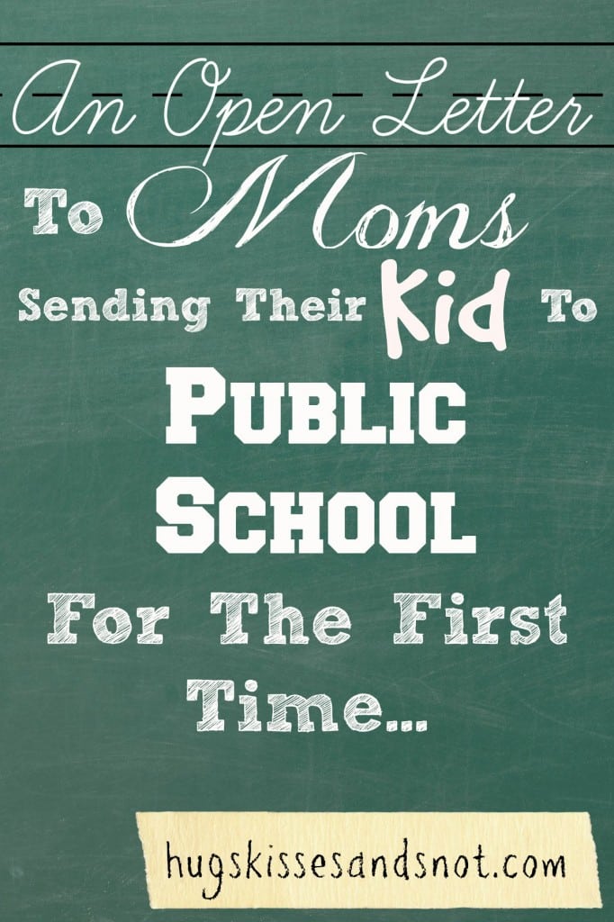 letter to moms sending their kid to school