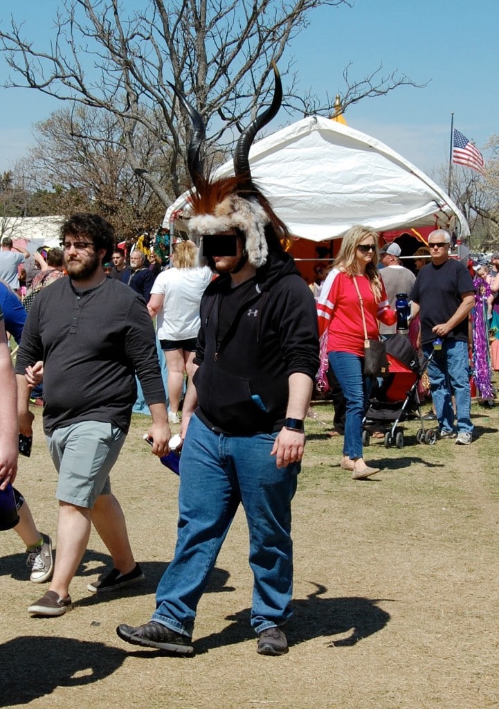 Medieval Fair 2015 horn hat