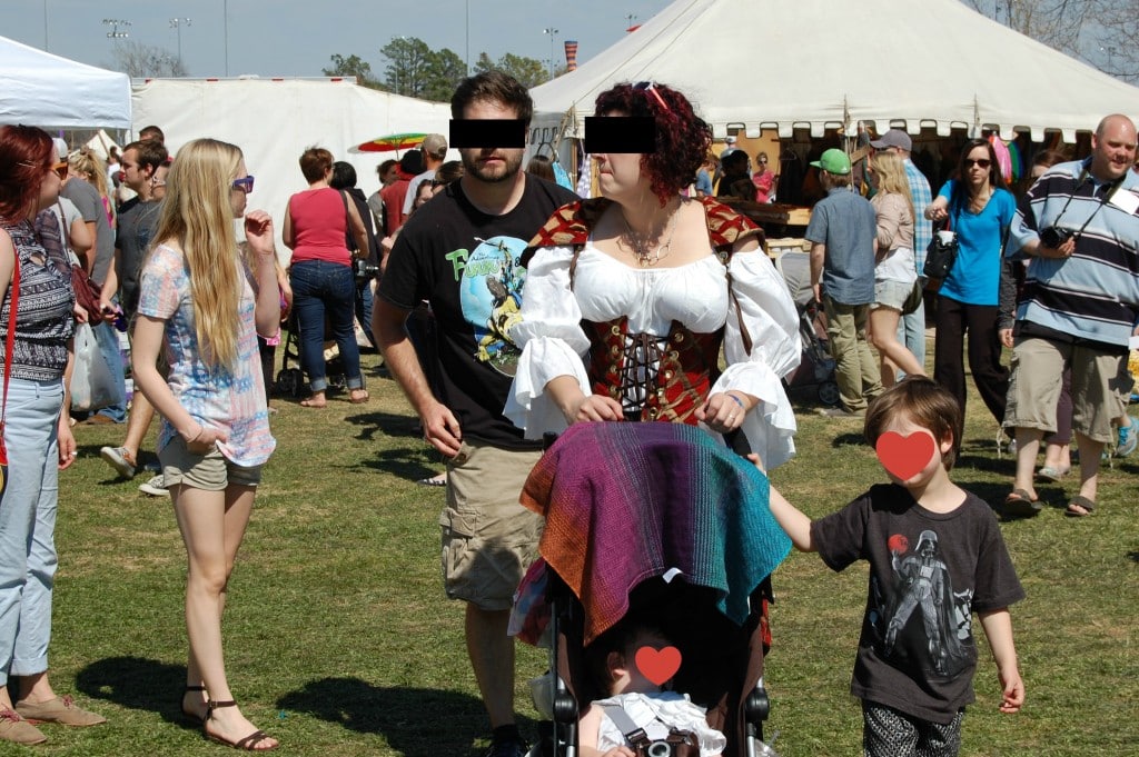 Medieval Fair 2015 nerd family