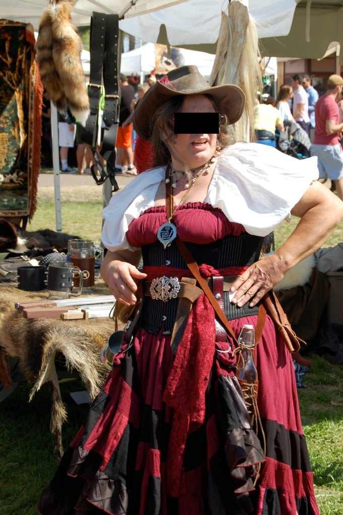 Medieval Fair 2015 red costume