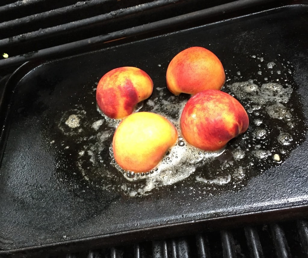 grilled peaches