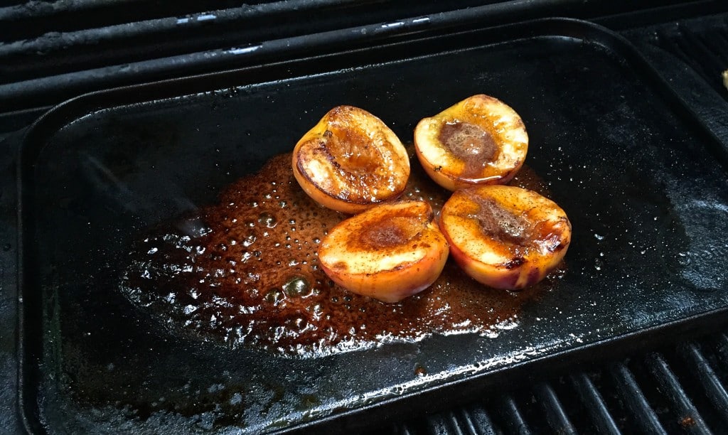 grilled peaches