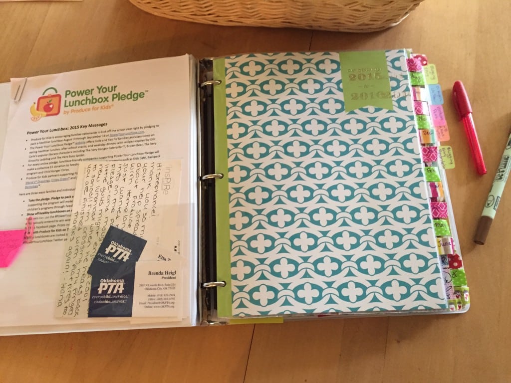 homemade planner