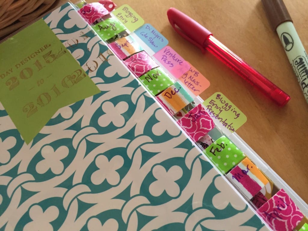 homemade planner