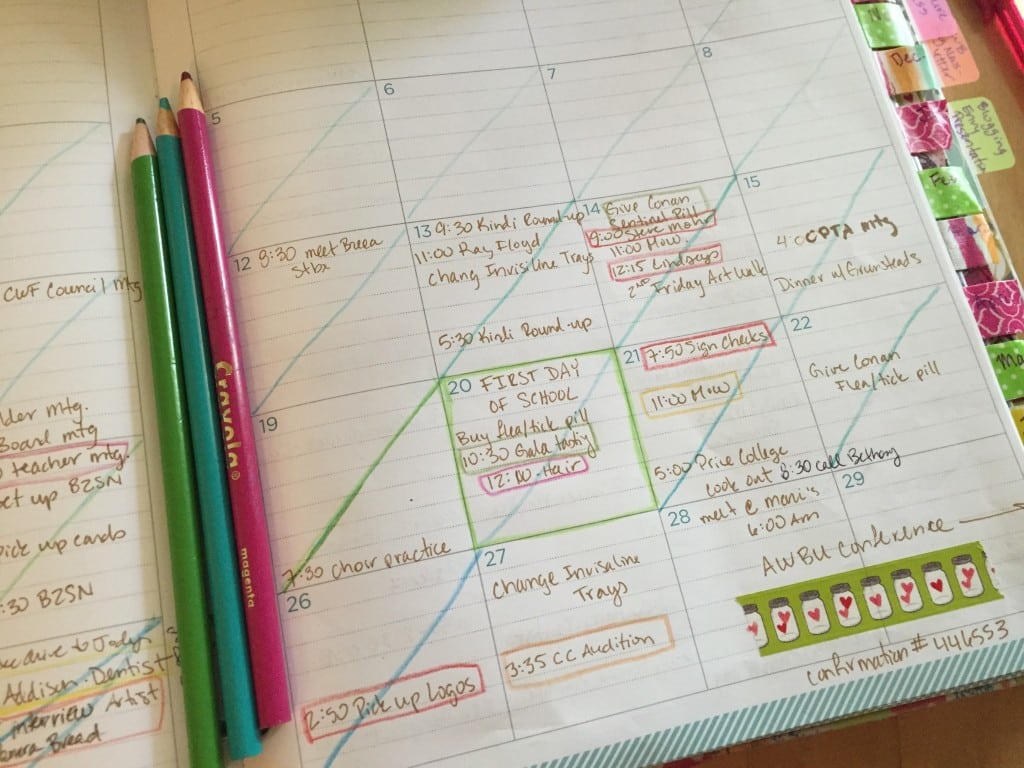 homemade planner