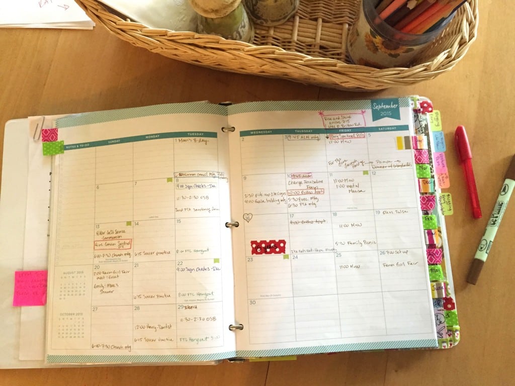 homemade planner