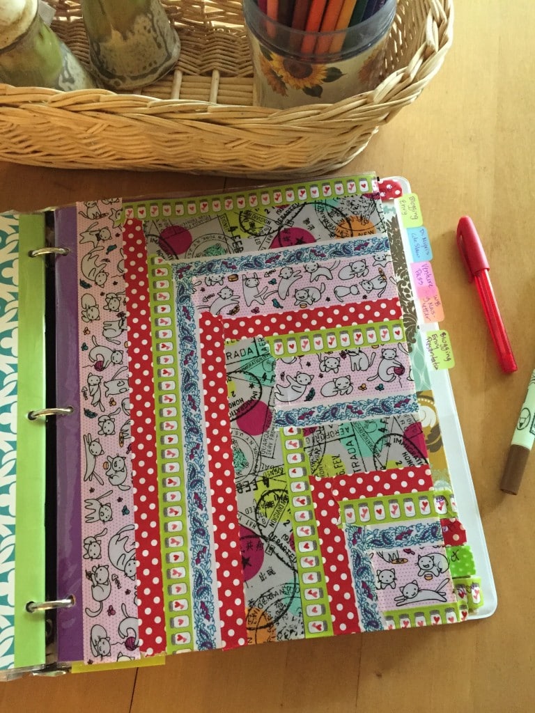 homemade planner