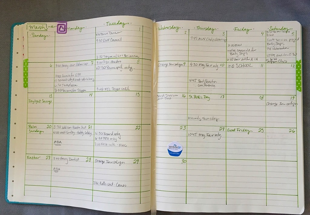 homemade planner