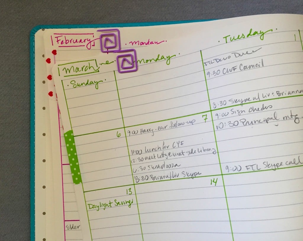 homemade planner