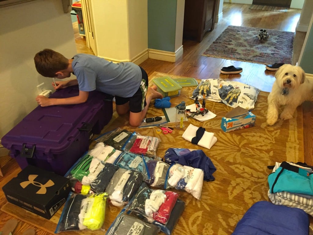 how to pack for camp