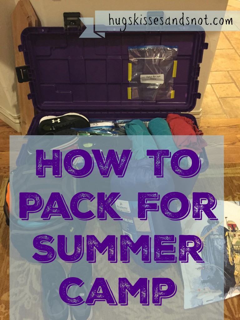 how to pack for summer camp