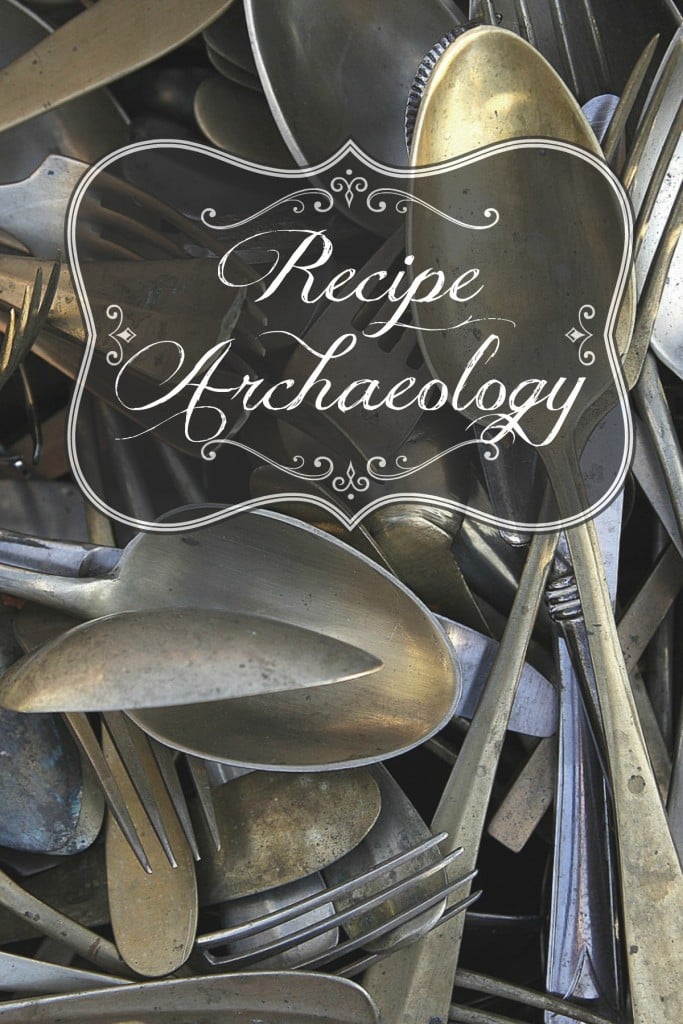 Recipe Archaeology