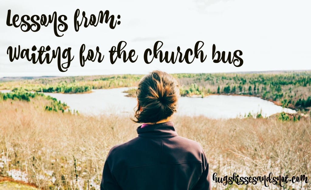 waiting for the church bus