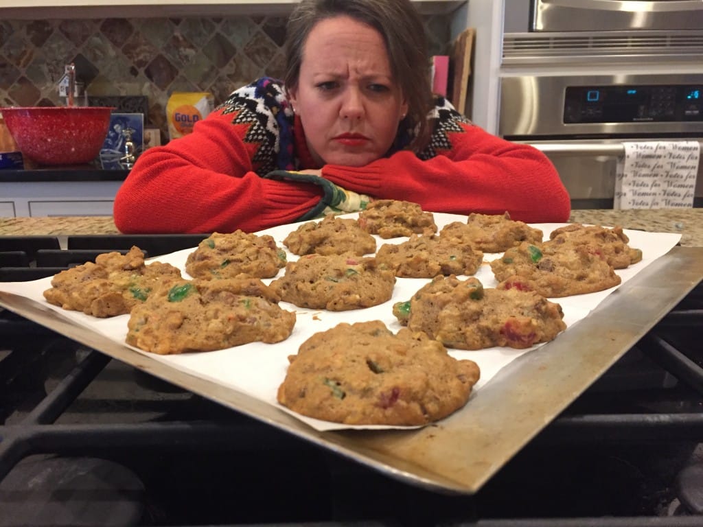 fruit cake christmas cookies