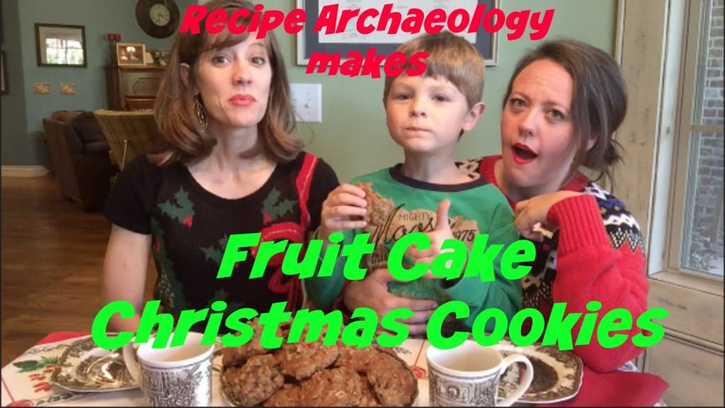 fruit cake christmas cookies