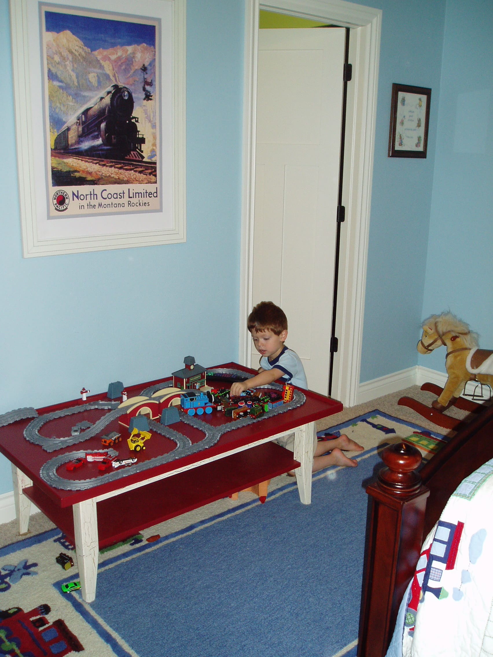 Coffee Table to Train Table to Lego Table Hugs, Kisses and Snot