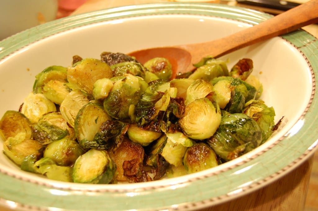 Brown Sugar Brussels Sprouts Hugs, Kisses and Snot
