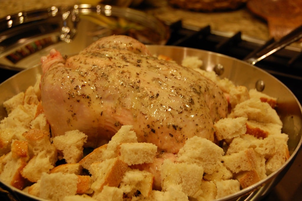 Roast Chicken and Homemade Stovetop Stuffing Hugs, Kisses and Snot