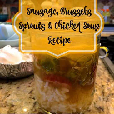 Sausage, Brussels Sprouts and Chicken Soup Recipe