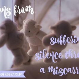 suffering in silence through a miscarriage