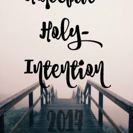hopeful holy intention