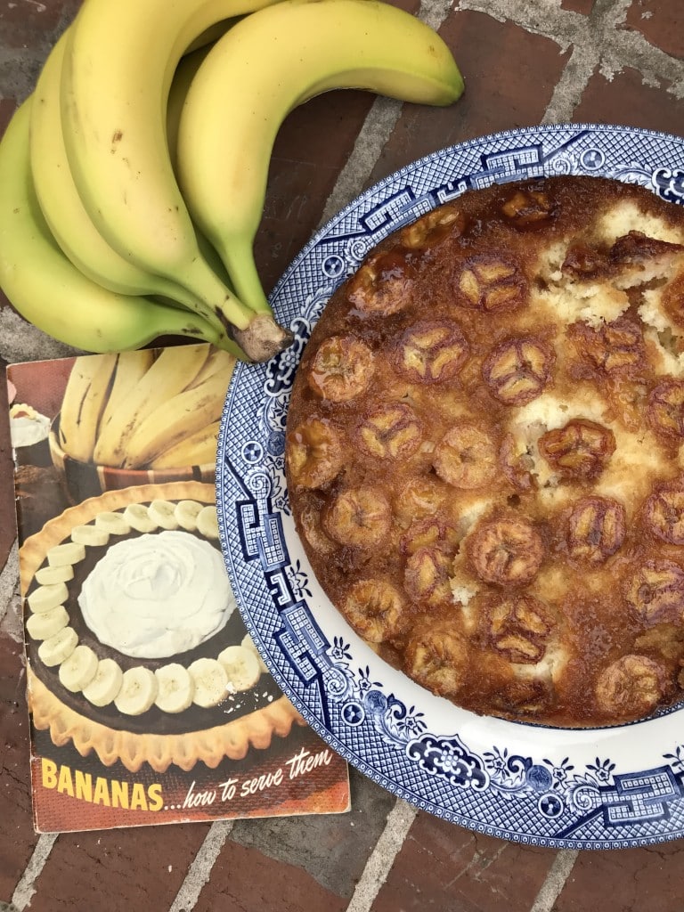 banana upside down cake