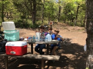 camping turner falls