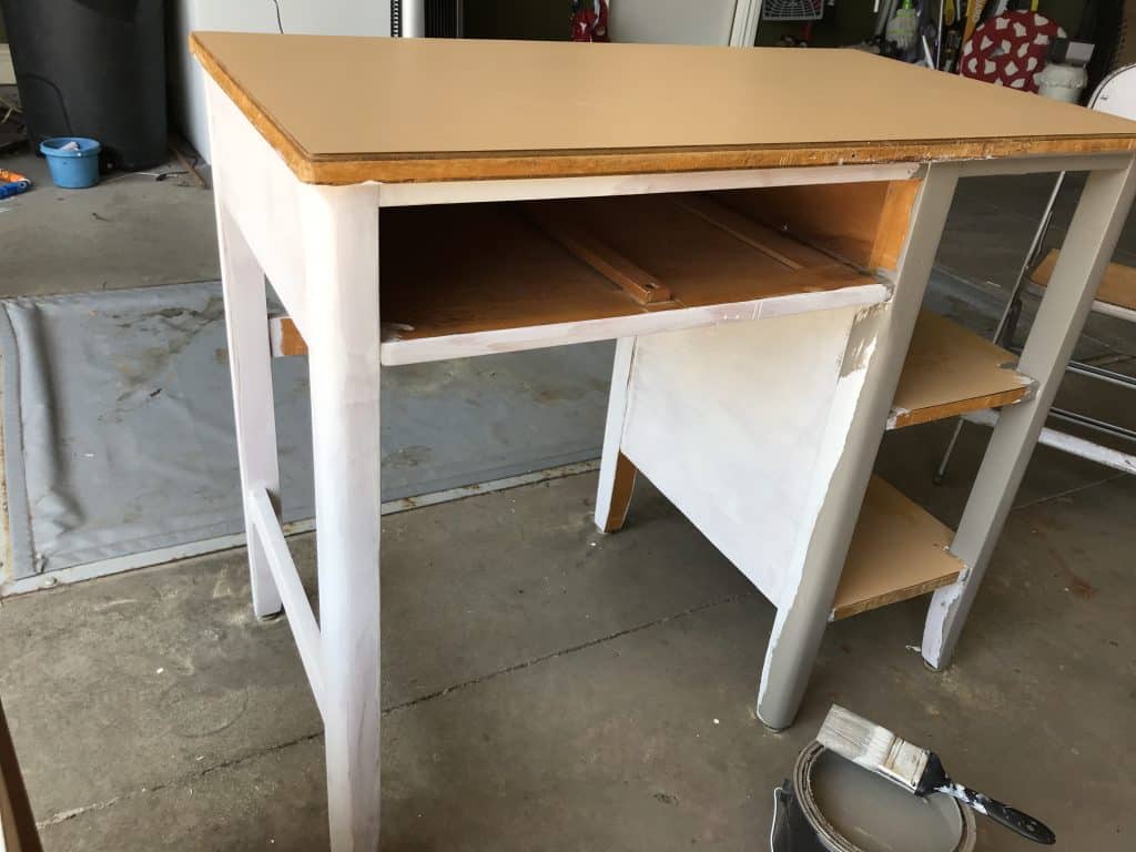 retro school desk